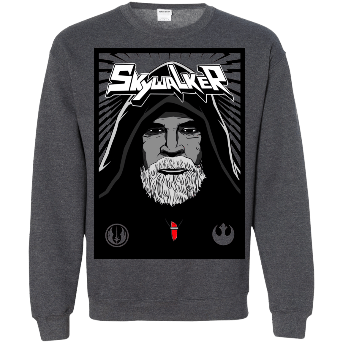 Sweatshirts Dark Heather / S Luke B Crewneck Sweatshirt