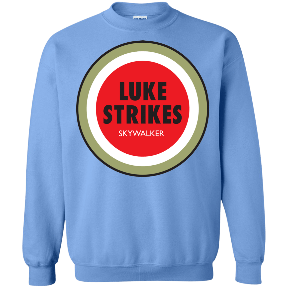Sweatshirts Carolina Blue / Small Luke Strikes Crewneck Sweatshirt