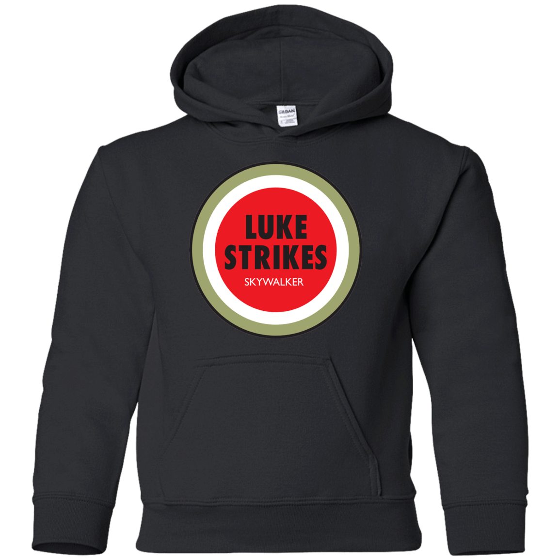 Sweatshirts Black / YS Luke Strikes Youth Hoodie
