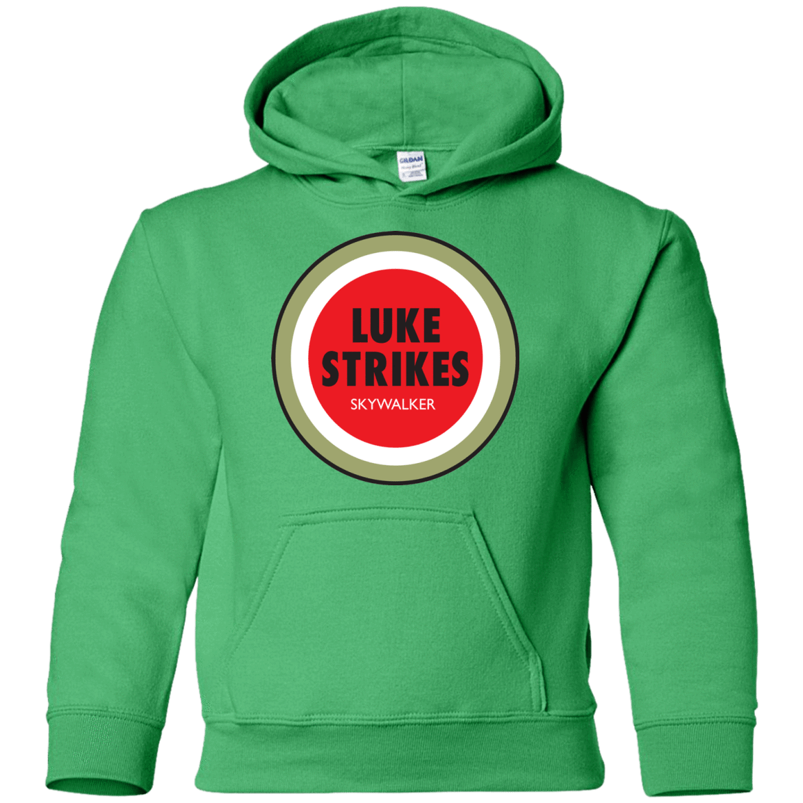 Sweatshirts Irish Green / YS Luke Strikes Youth Hoodie