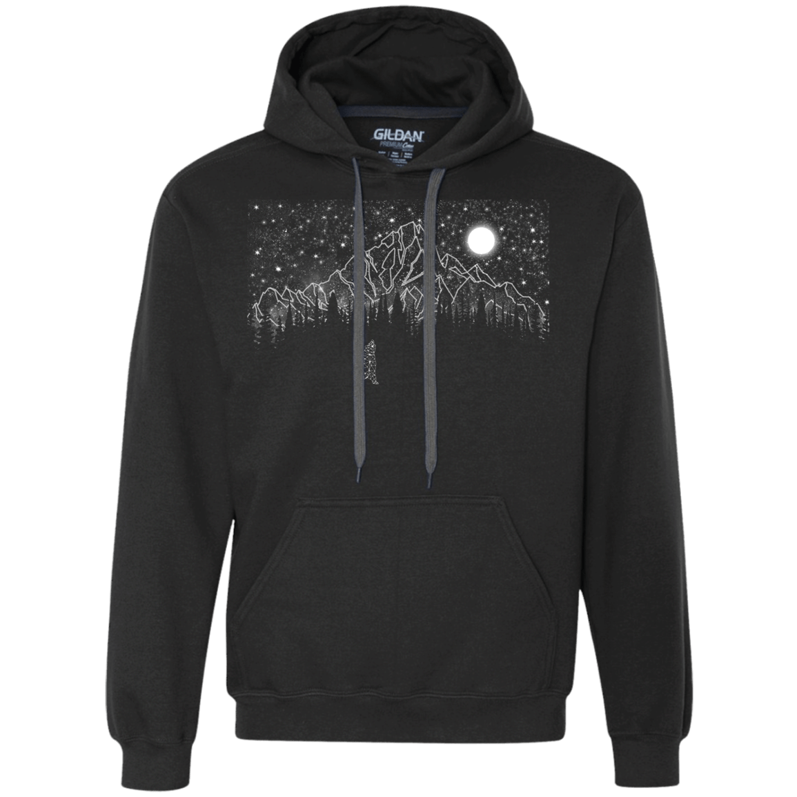 Sweatshirts Black / S Lurking in The Night Premium Fleece Hoodie