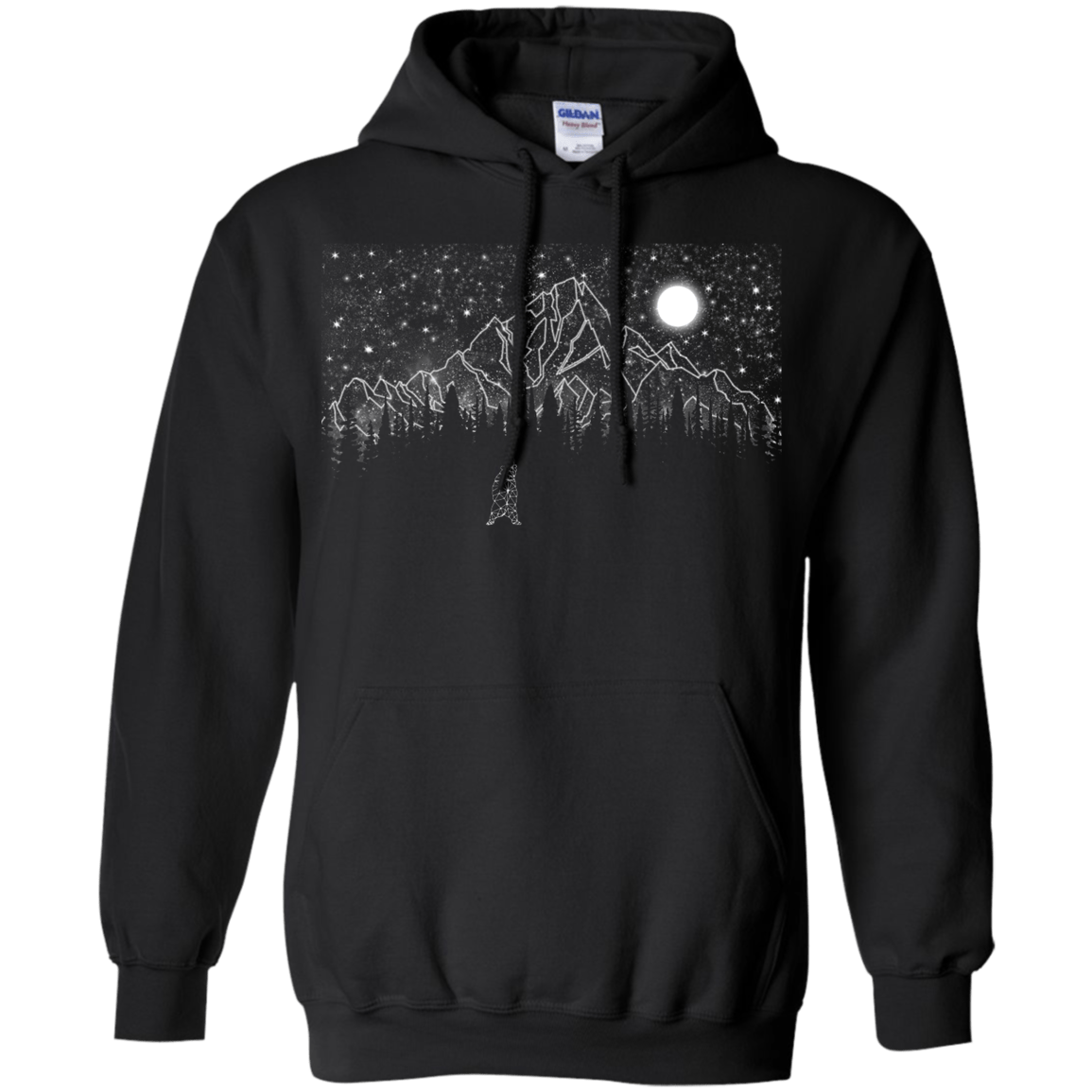Sweatshirts Black / S Lurking in The Night Pullover Hoodie