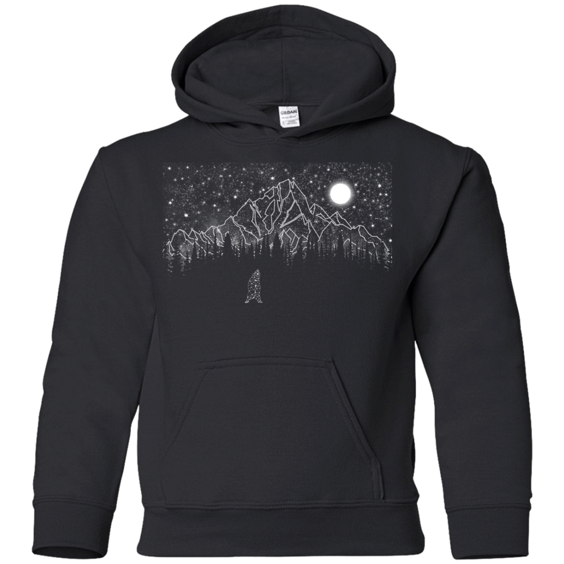 Sweatshirts Black / YS Lurking in The Night Youth Hoodie