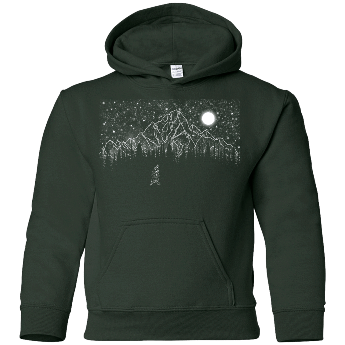 Sweatshirts Forest Green / YS Lurking in The Night Youth Hoodie