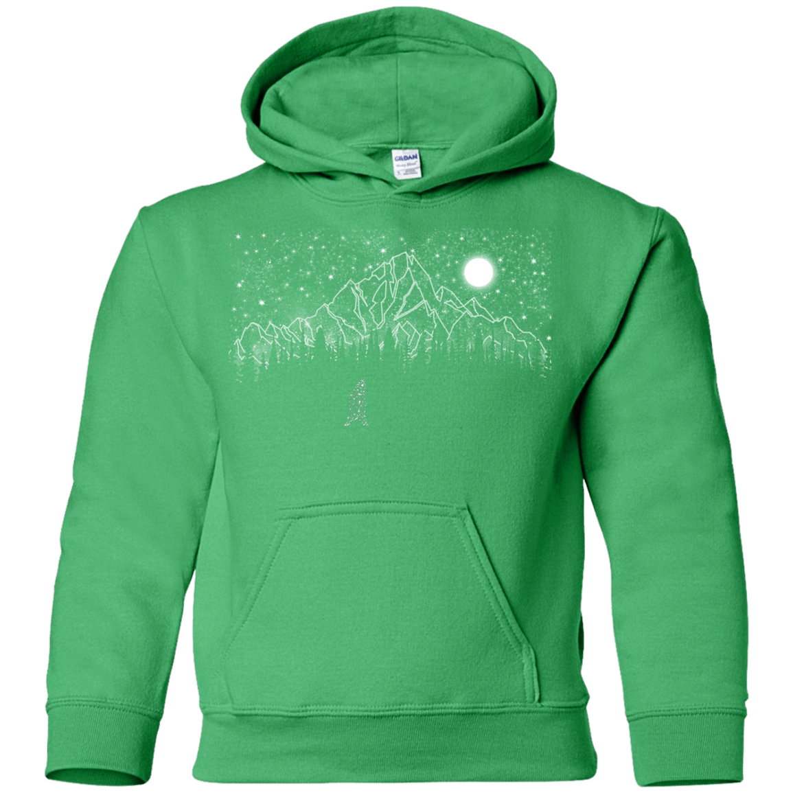 Sweatshirts Irish Green / YS Lurking in The Night Youth Hoodie