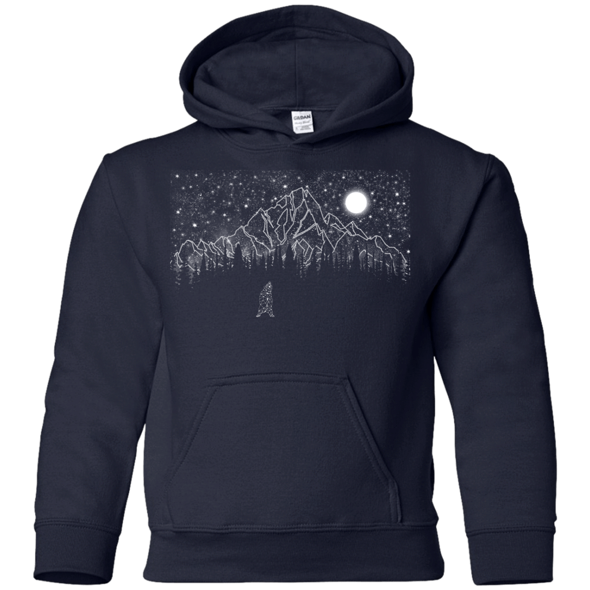 Sweatshirts Navy / YS Lurking in The Night Youth Hoodie