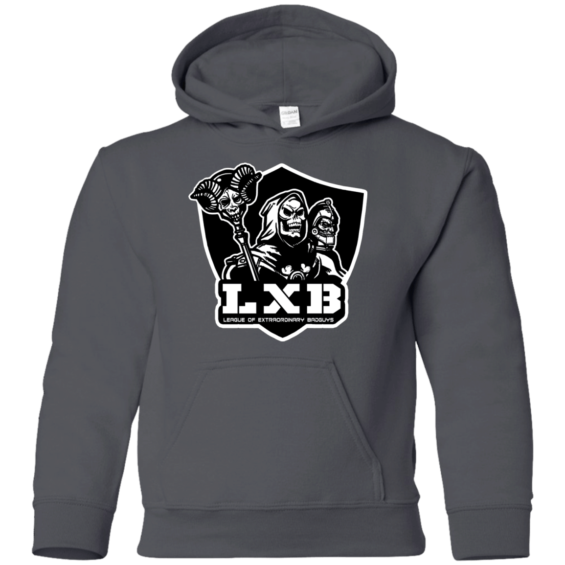 Sweatshirts Charcoal / YS LXB Youth Hoodie
