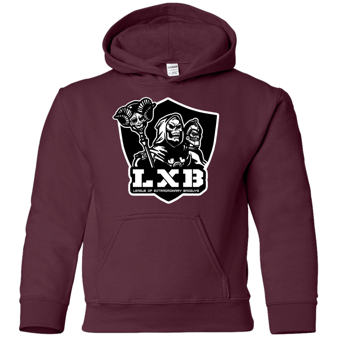 Sweatshirts Maroon / YS LXB Youth Hoodie