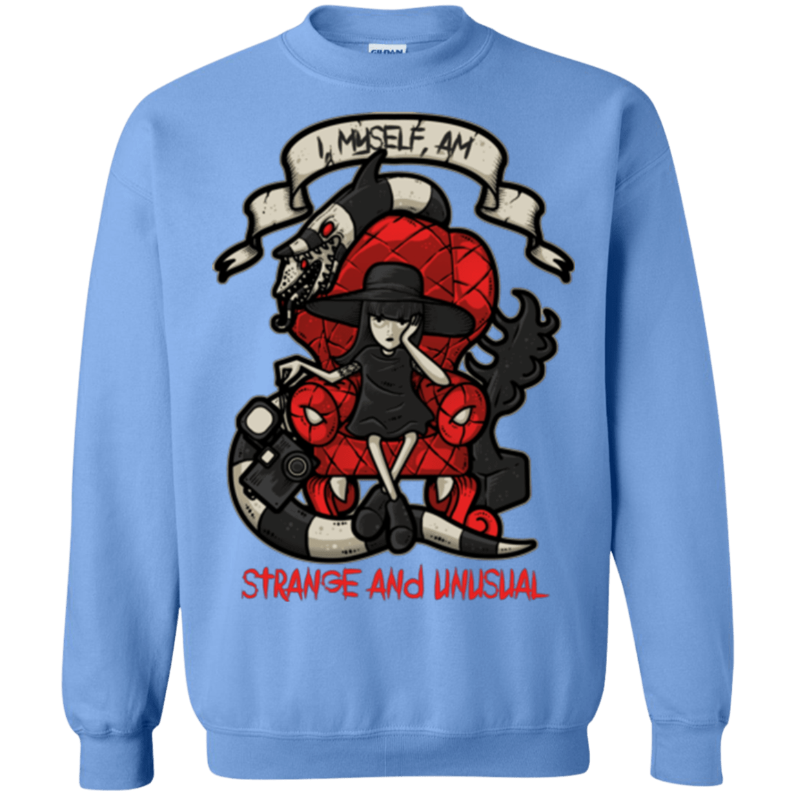 Sweatshirts Carolina Blue / Small LYDIA THE STRANGE Crewneck Sweatshirt