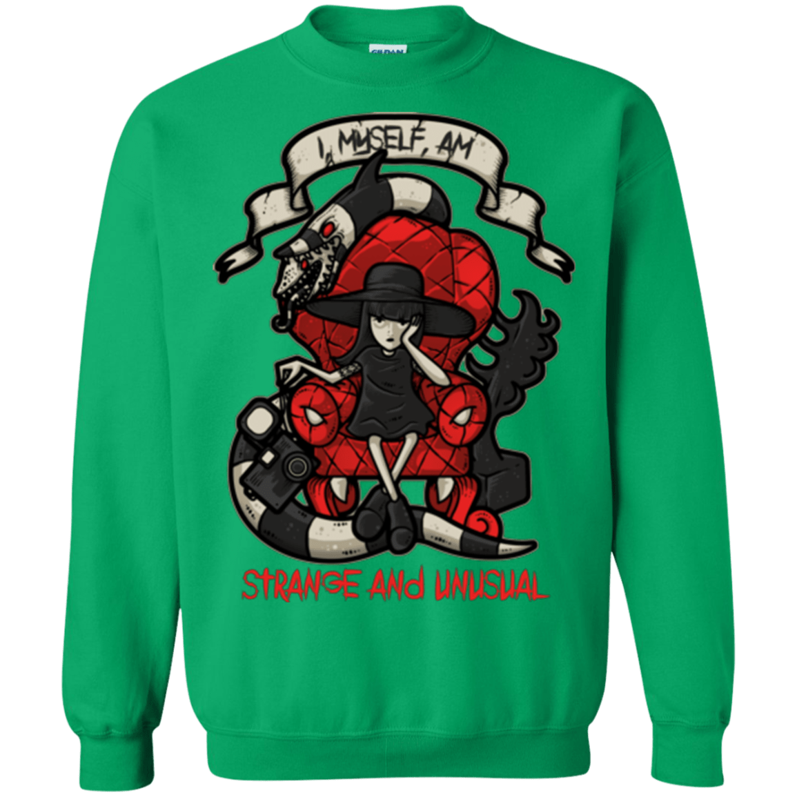Sweatshirts Irish Green / Small LYDIA THE STRANGE Crewneck Sweatshirt