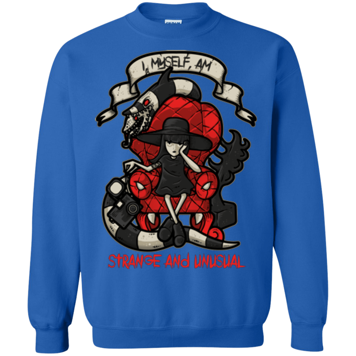 Sweatshirts Royal / Small LYDIA THE STRANGE Crewneck Sweatshirt