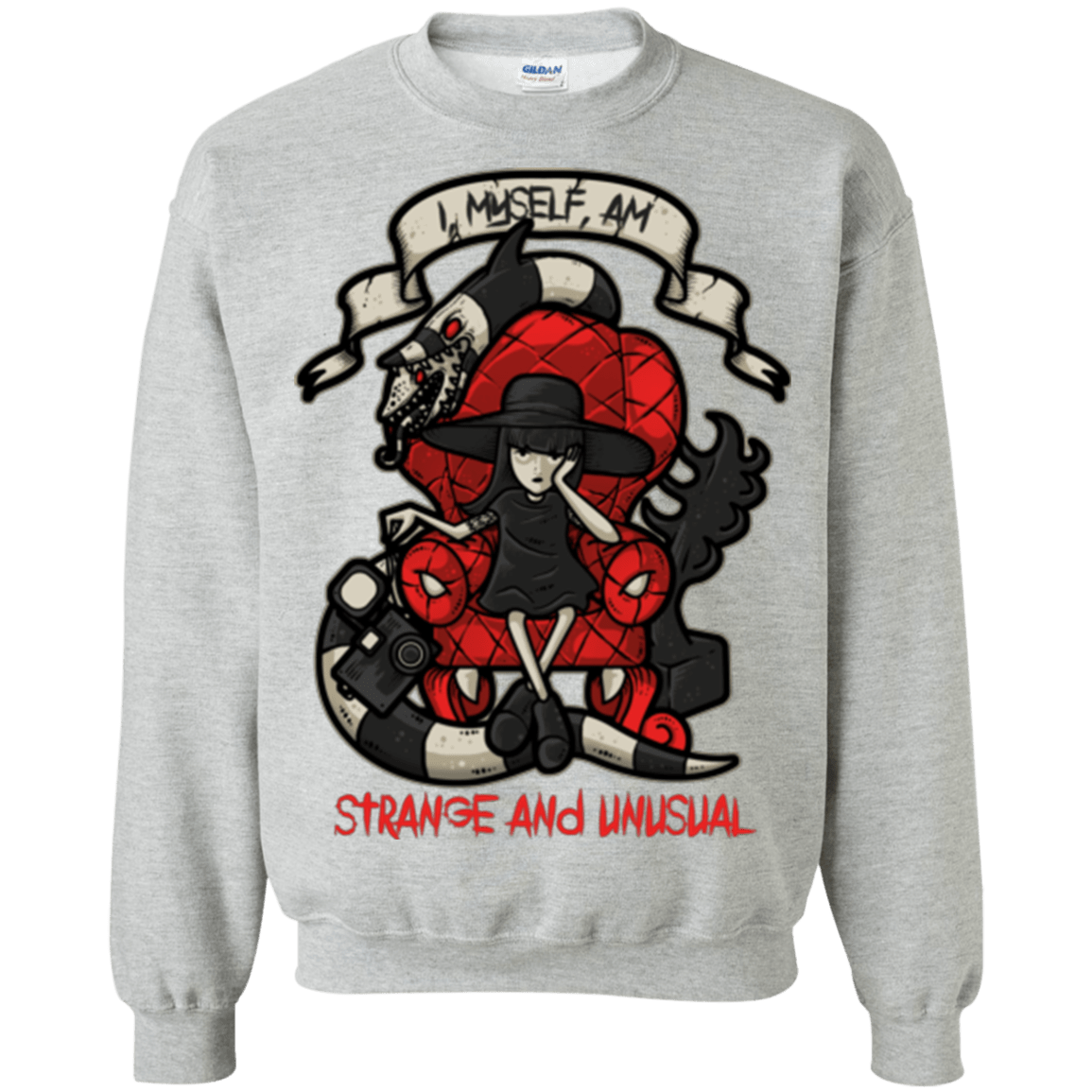 Sweatshirts Sport Grey / Small LYDIA THE STRANGE Crewneck Sweatshirt