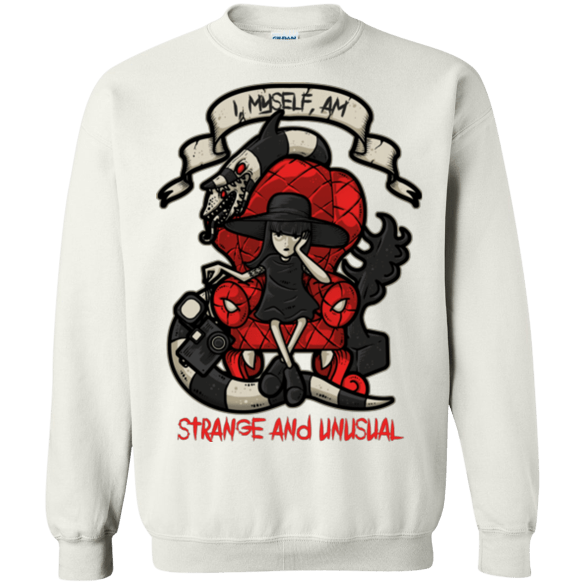 Sweatshirts White / Small LYDIA THE STRANGE Crewneck Sweatshirt