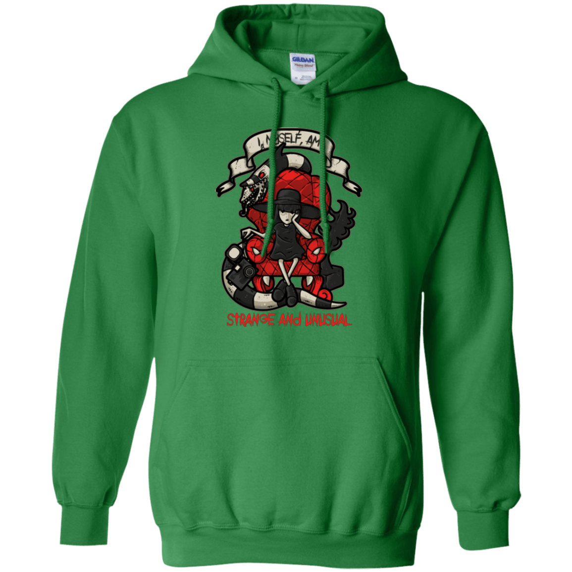 Sweatshirts Irish Green / Small LYDIA THE STRANGE Pullover Hoodie