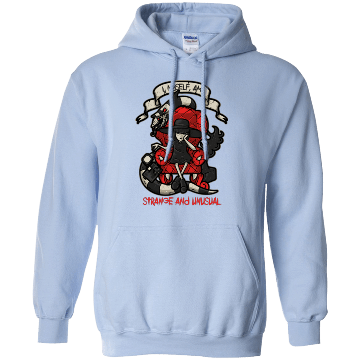 Sweatshirts Light Blue / Small LYDIA THE STRANGE Pullover Hoodie