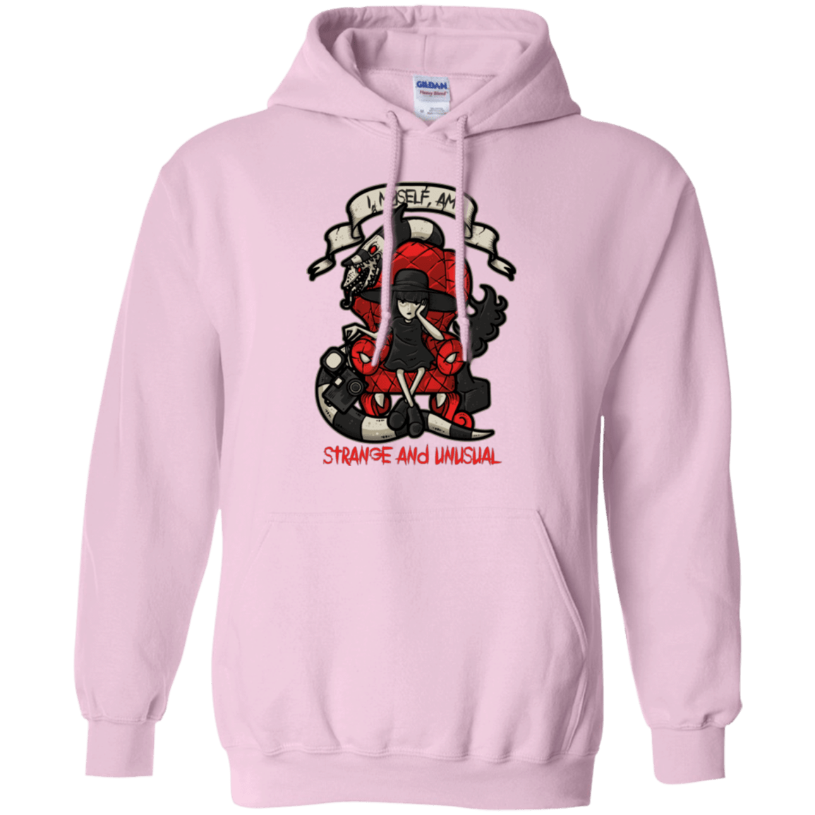 Sweatshirts Light Pink / Small LYDIA THE STRANGE Pullover Hoodie