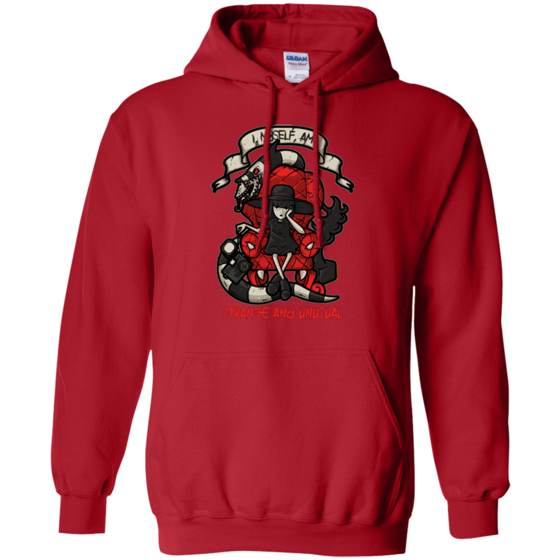 Sweatshirts Red / Small LYDIA THE STRANGE Pullover Hoodie