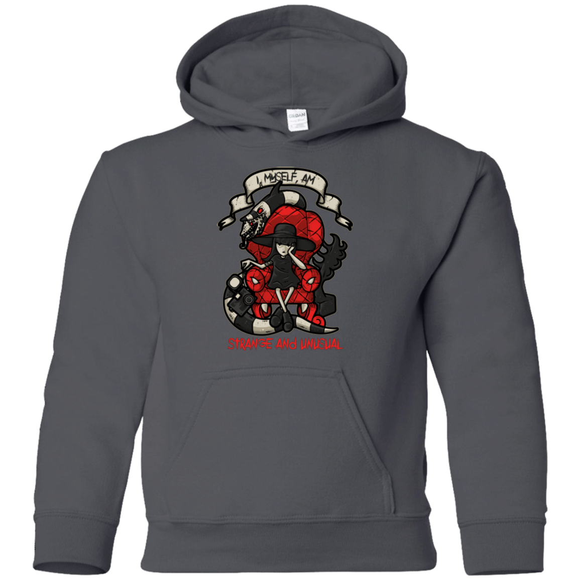 Sweatshirts Charcoal / YS LYDIA THE STRANGE Youth Hoodie