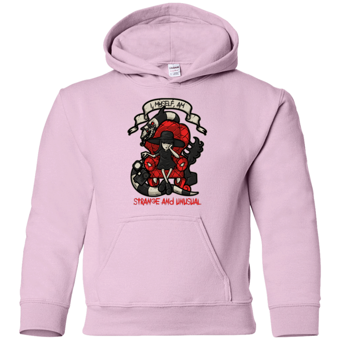 Sweatshirts Light Pink / YS LYDIA THE STRANGE Youth Hoodie