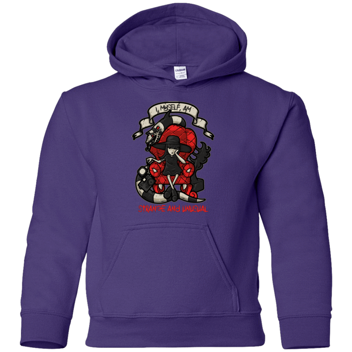 Sweatshirts Purple / YS LYDIA THE STRANGE Youth Hoodie