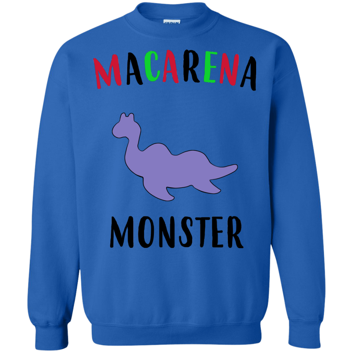 Sweatshirts Royal / S Macarena Monster Crewneck Sweatshirt