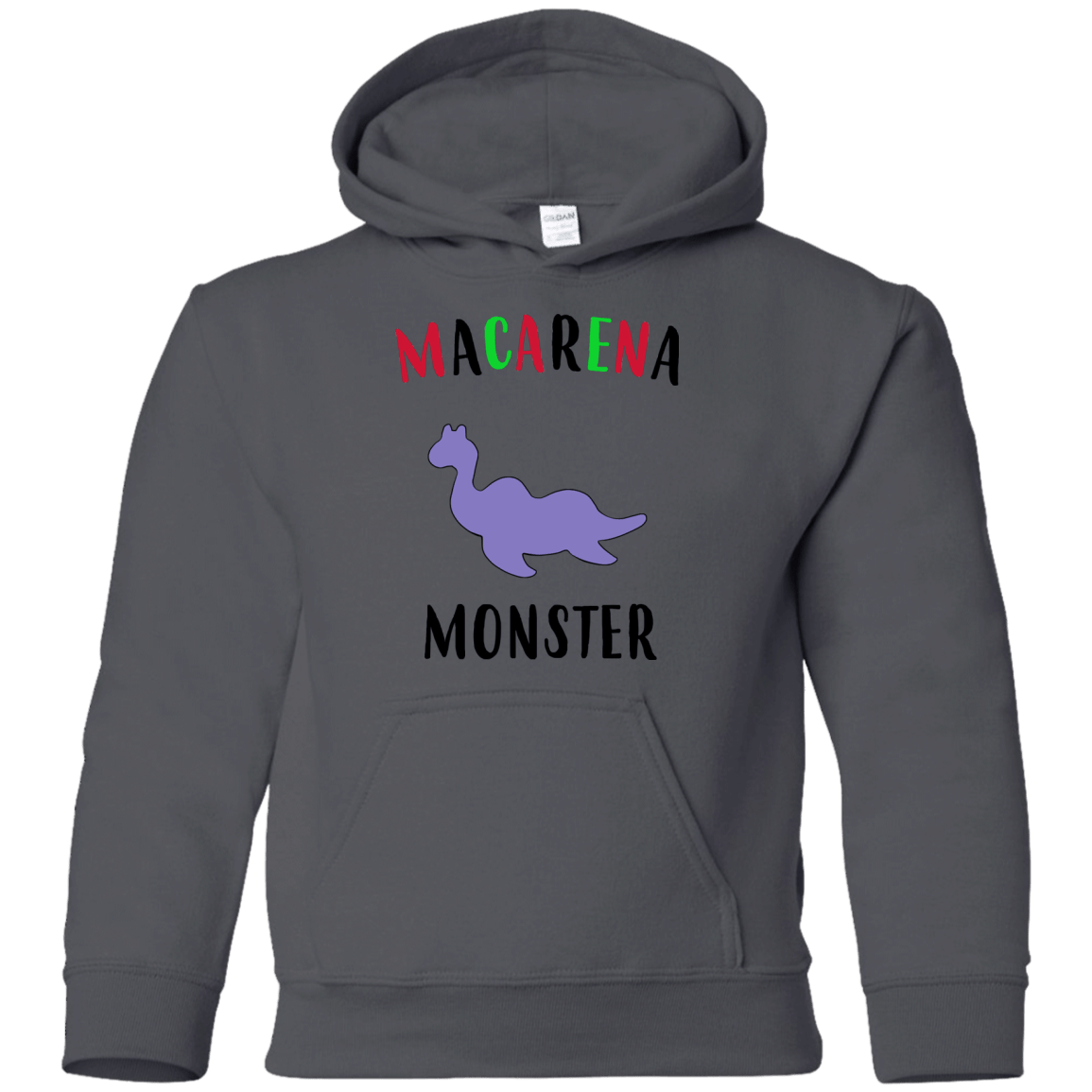 Sweatshirts Charcoal / YS Macarena Monster Youth Hoodie
