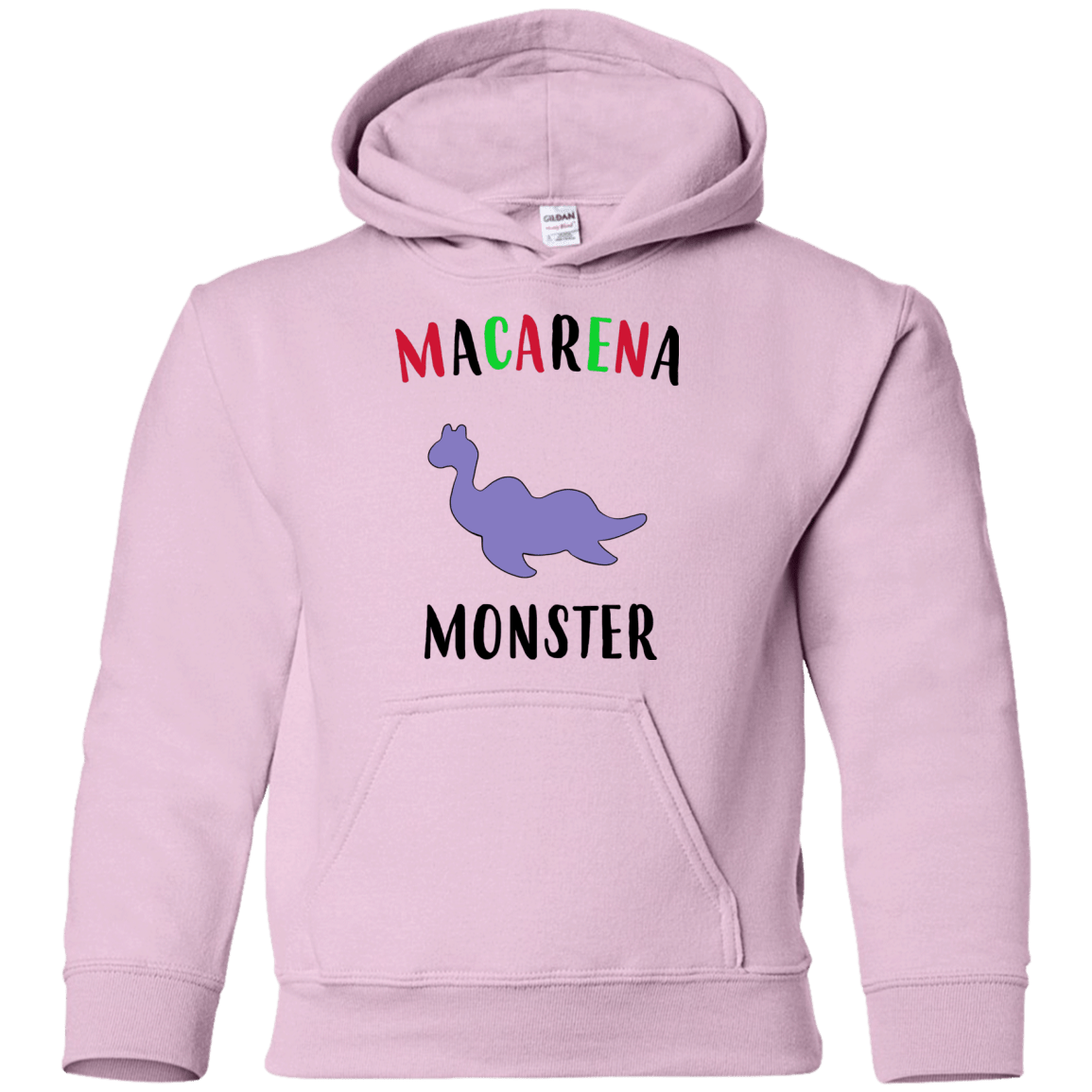 Sweatshirts Light Pink / YS Macarena Monster Youth Hoodie