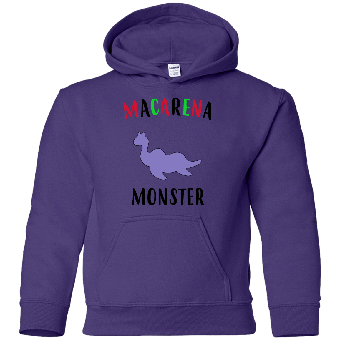 Sweatshirts Purple / YS Macarena Monster Youth Hoodie