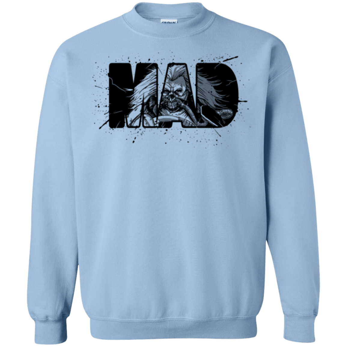 Sweatshirts Light Blue / Small MAD Crewneck Sweatshirt