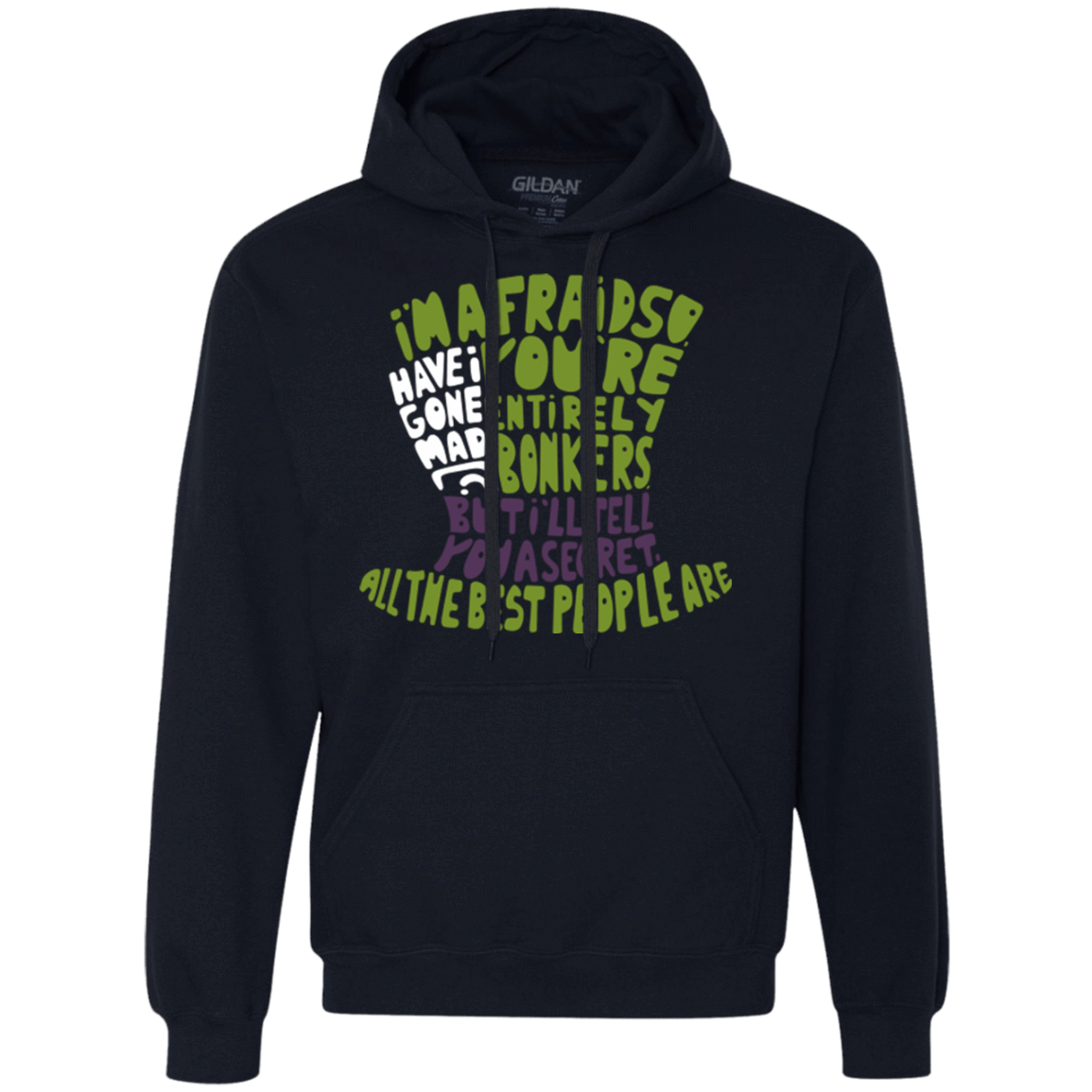 Sweatshirts Navy / Small MAD HATTER2 Premium Fleece Hoodie