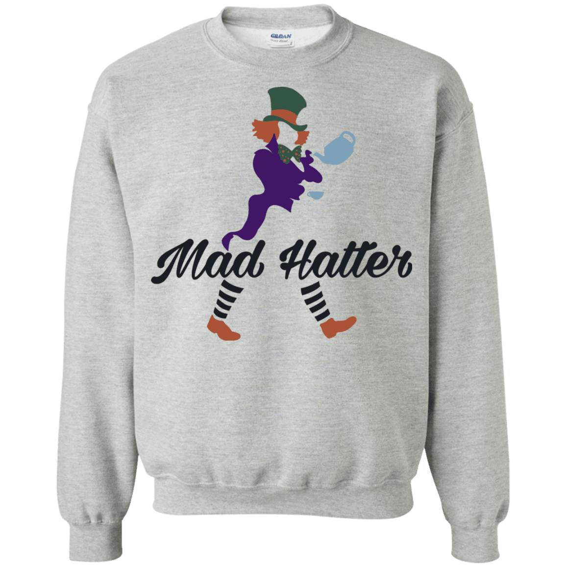 Sweatshirts Sport Grey / Small Mad Hattter Crewneck Sweatshirt