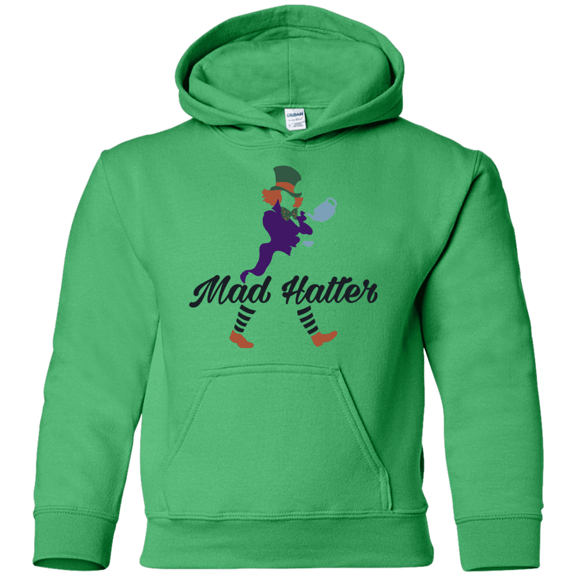 Sweatshirts Irish Green / YS Mad Hattter Youth Hoodie