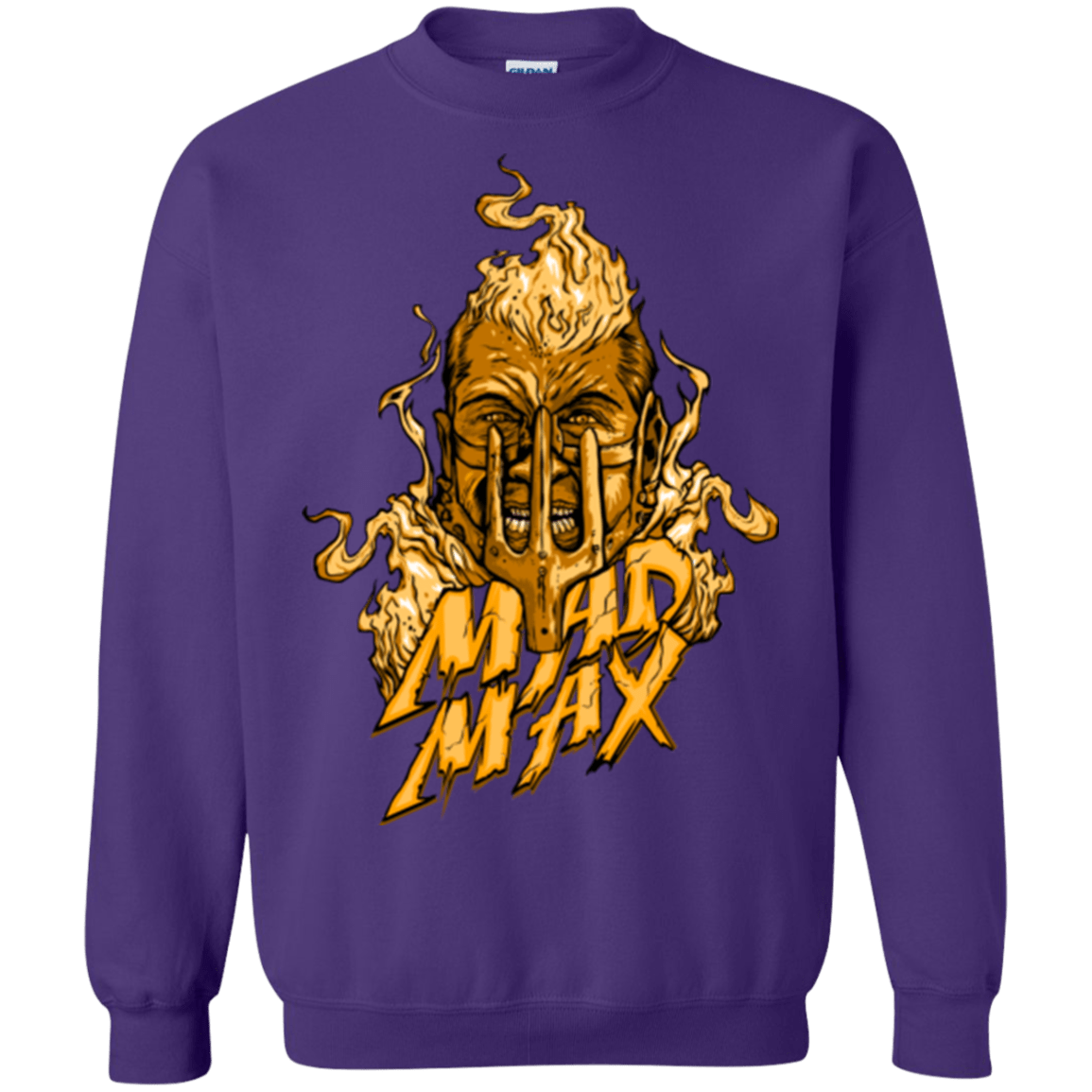 Sweatshirts Purple / Small Mad Head Crewneck Sweatshirt