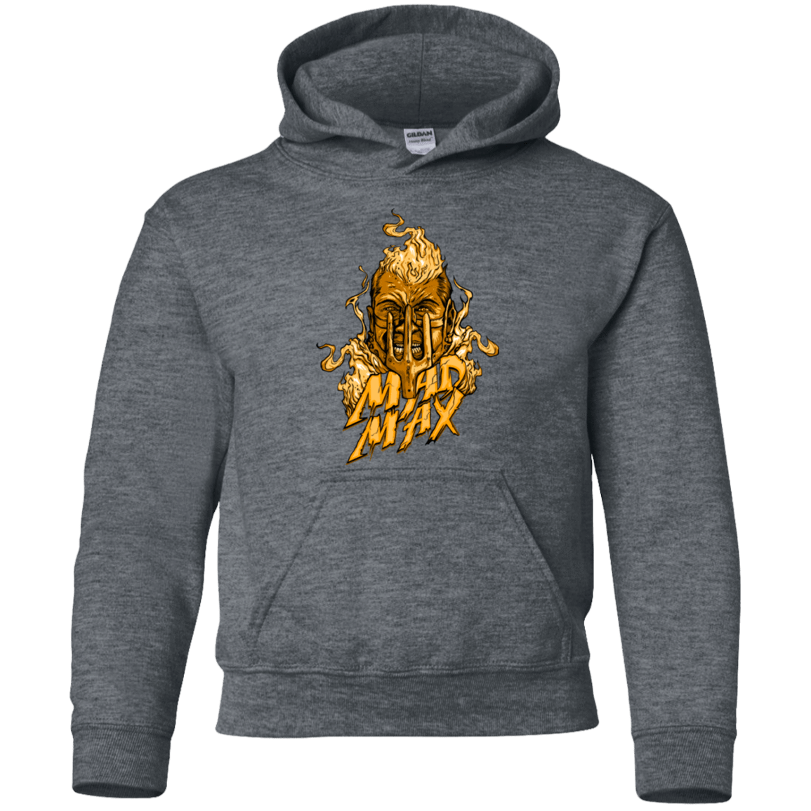 Sweatshirts Dark Heather / YS Mad Head Youth Hoodie