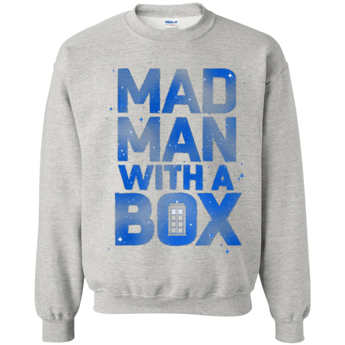 Sweatshirts Ash / Small Mad Man Box Crewneck Sweatshirt