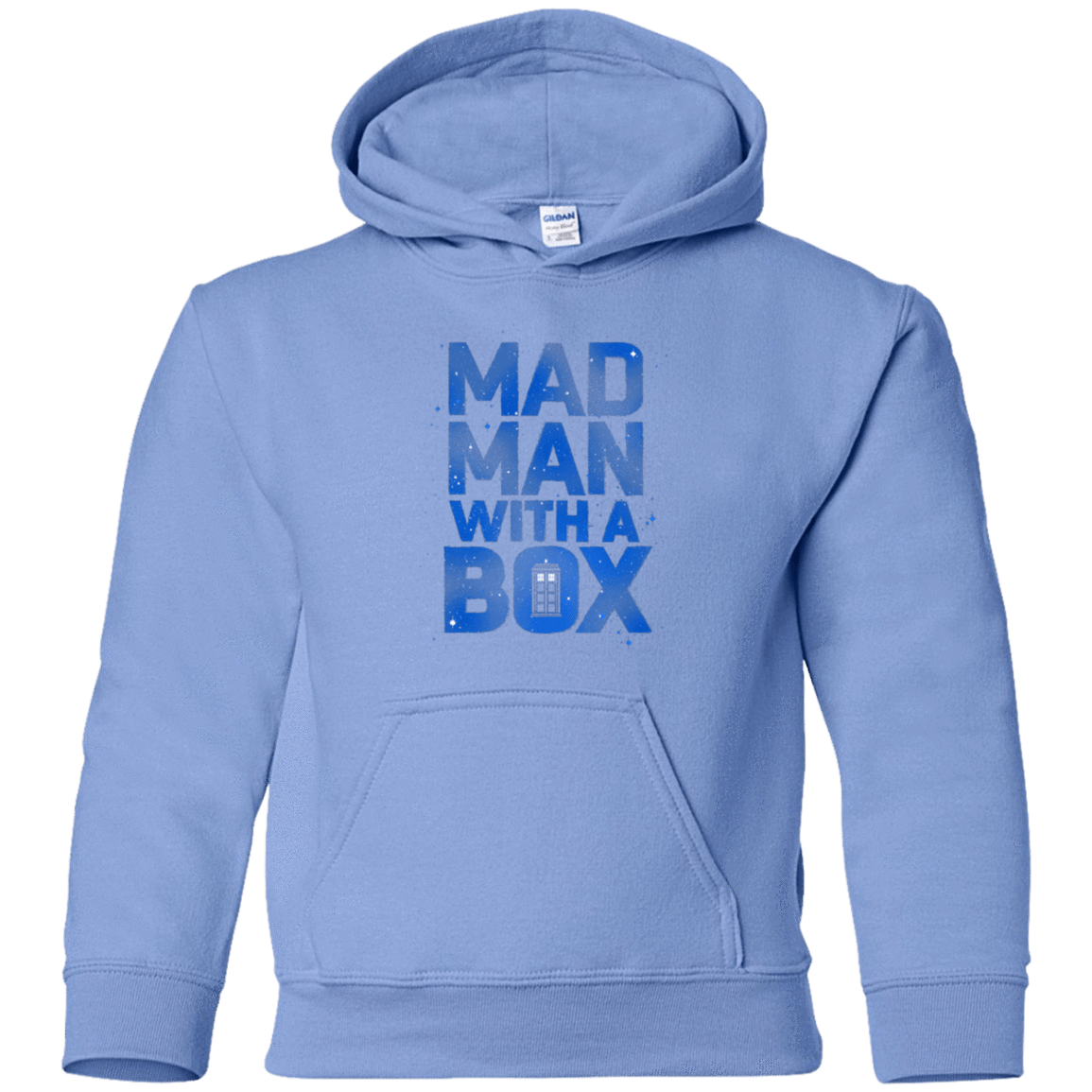 Sweatshirts Carolina Blue / YS Mad Man Box Youth Hoodie