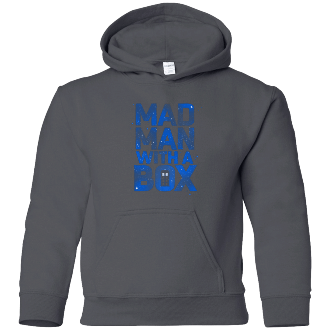 Sweatshirts Charcoal / YS Mad Man Box Youth Hoodie