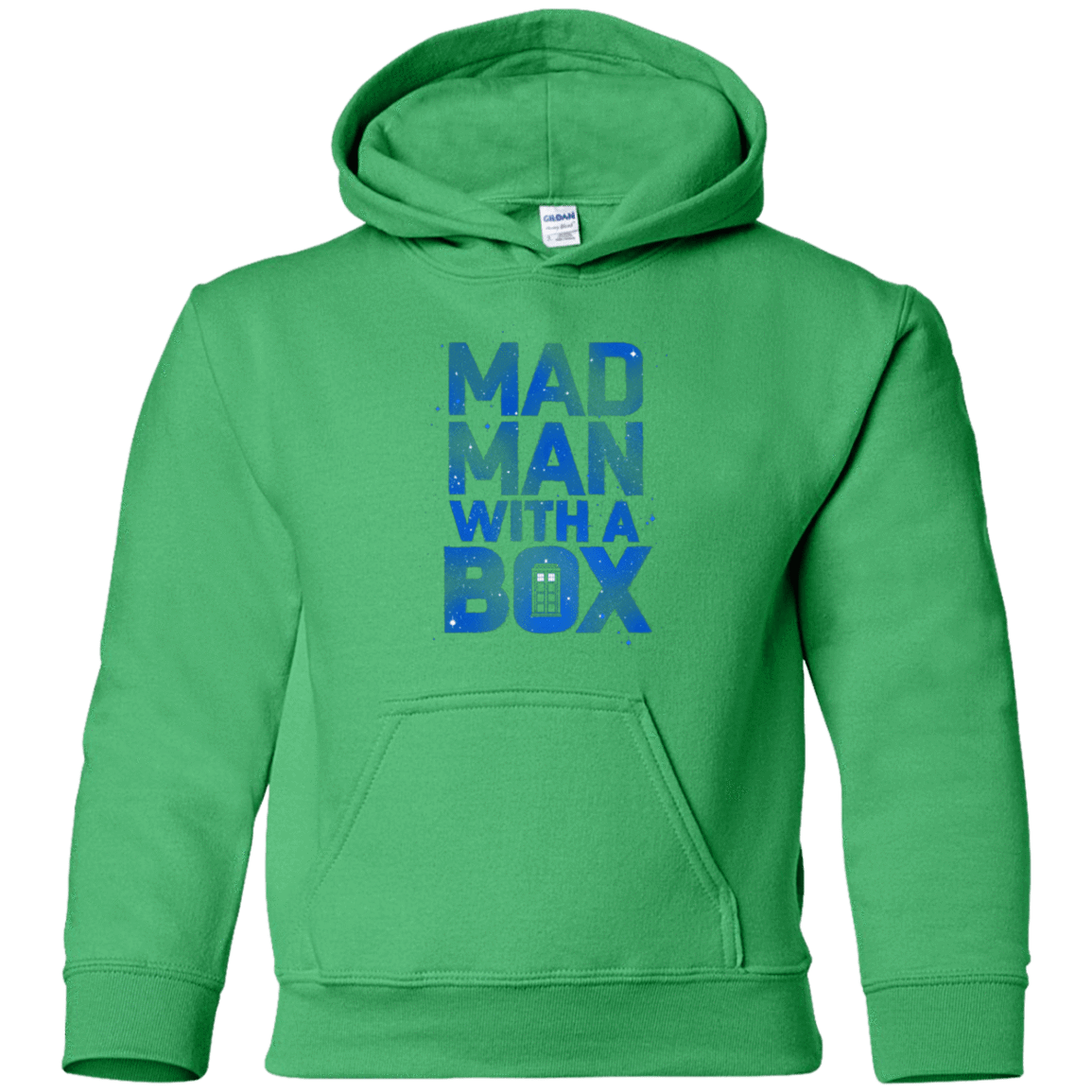 Sweatshirts Irish Green / YS Mad Man Box Youth Hoodie