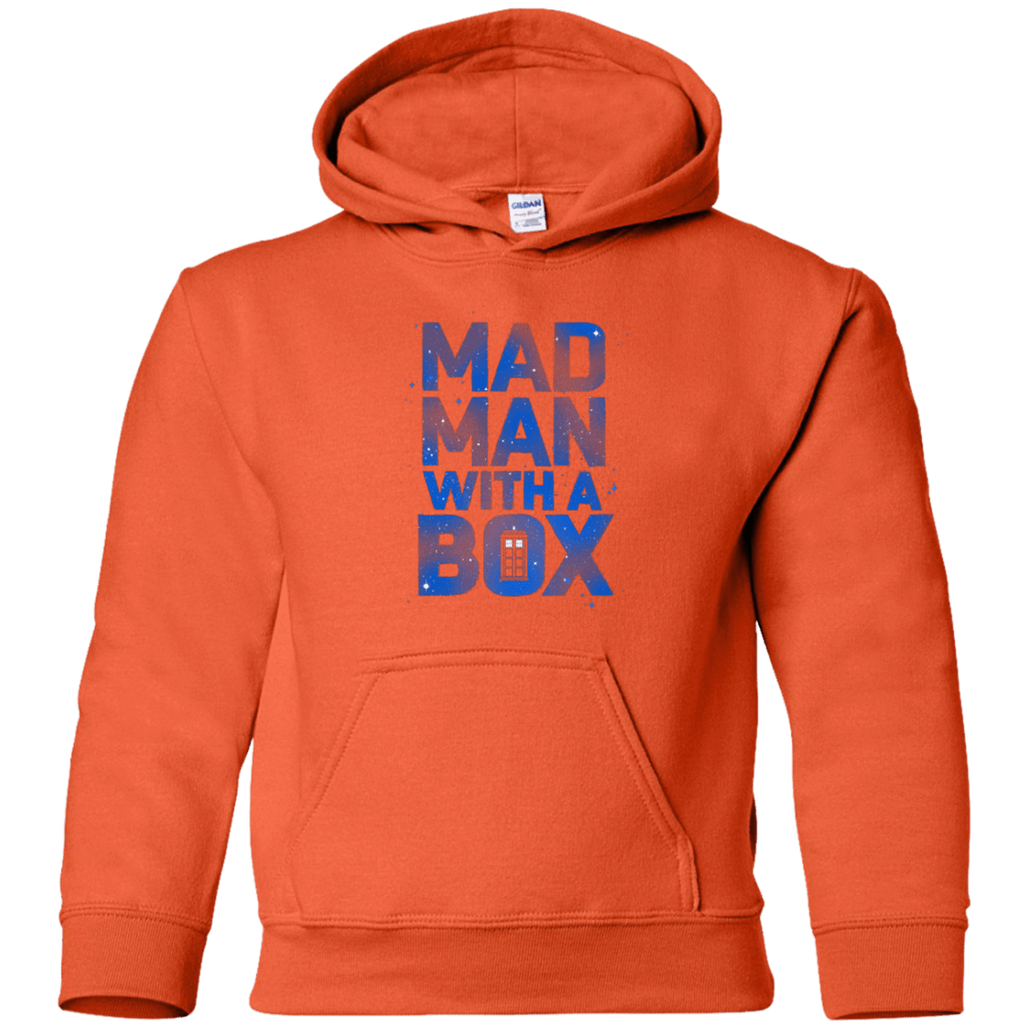 Sweatshirts Orange / YS Mad Man Box Youth Hoodie