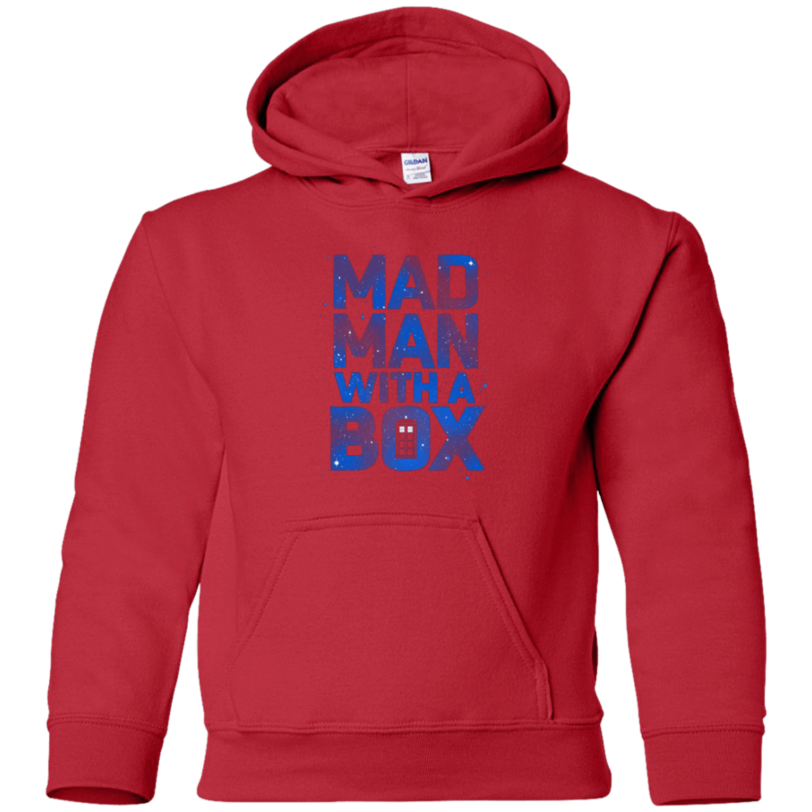 Sweatshirts Red / YS Mad Man Box Youth Hoodie