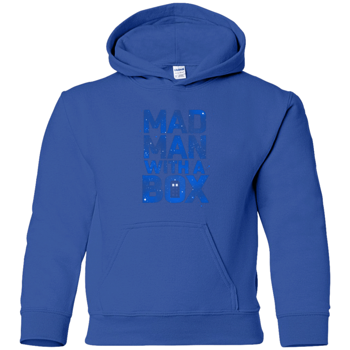 Sweatshirts Royal / YS Mad Man Box Youth Hoodie
