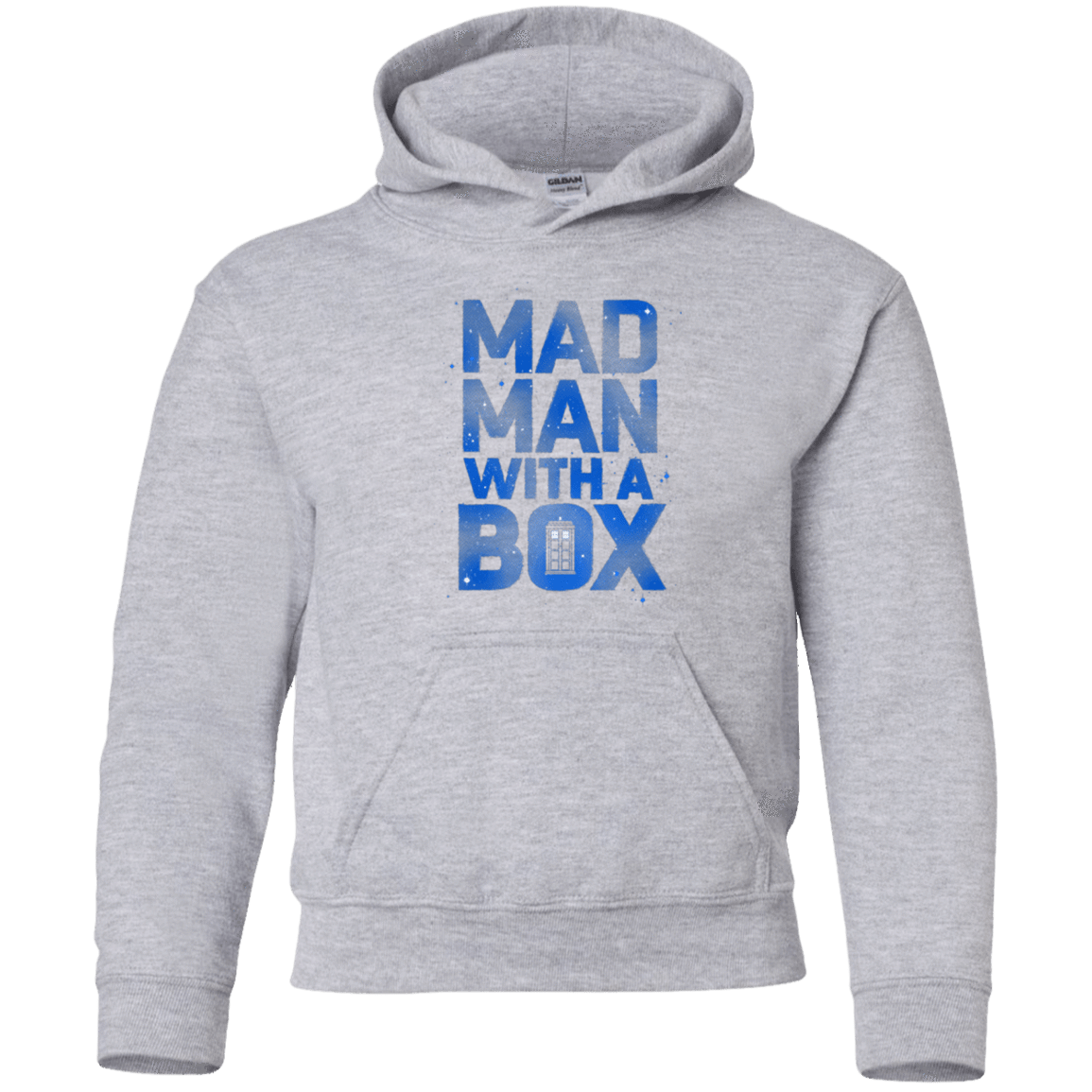 Sweatshirts Sport Grey / YS Mad Man Box Youth Hoodie