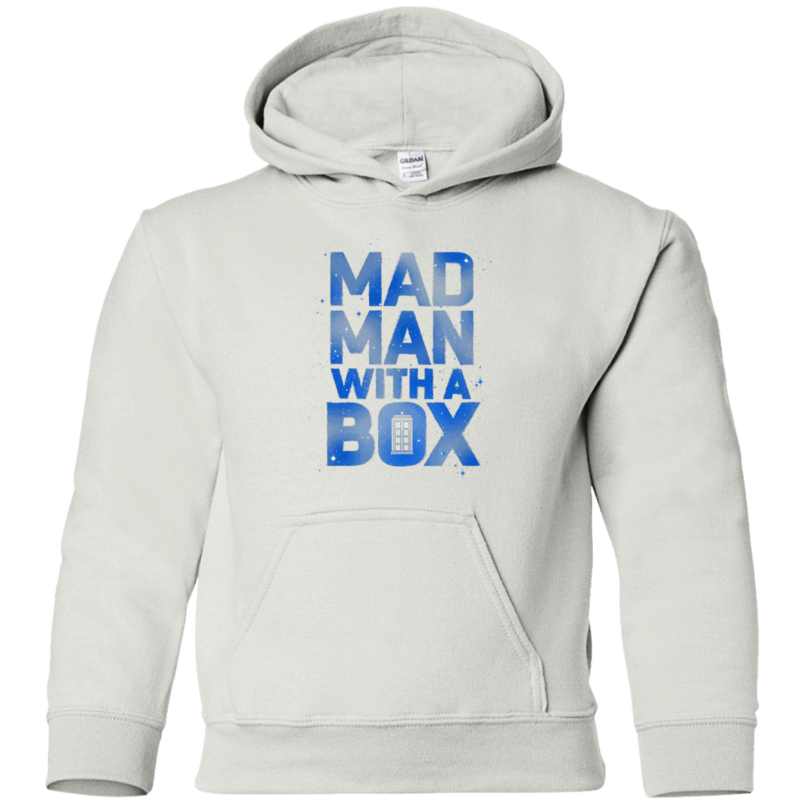 Sweatshirts White / YS Mad Man Box Youth Hoodie