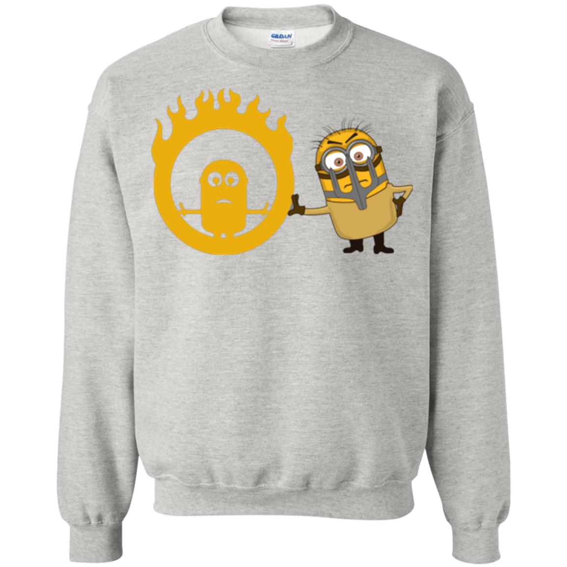 Sweatshirts Ash / Small Mad Minion Crewneck Sweatshirt