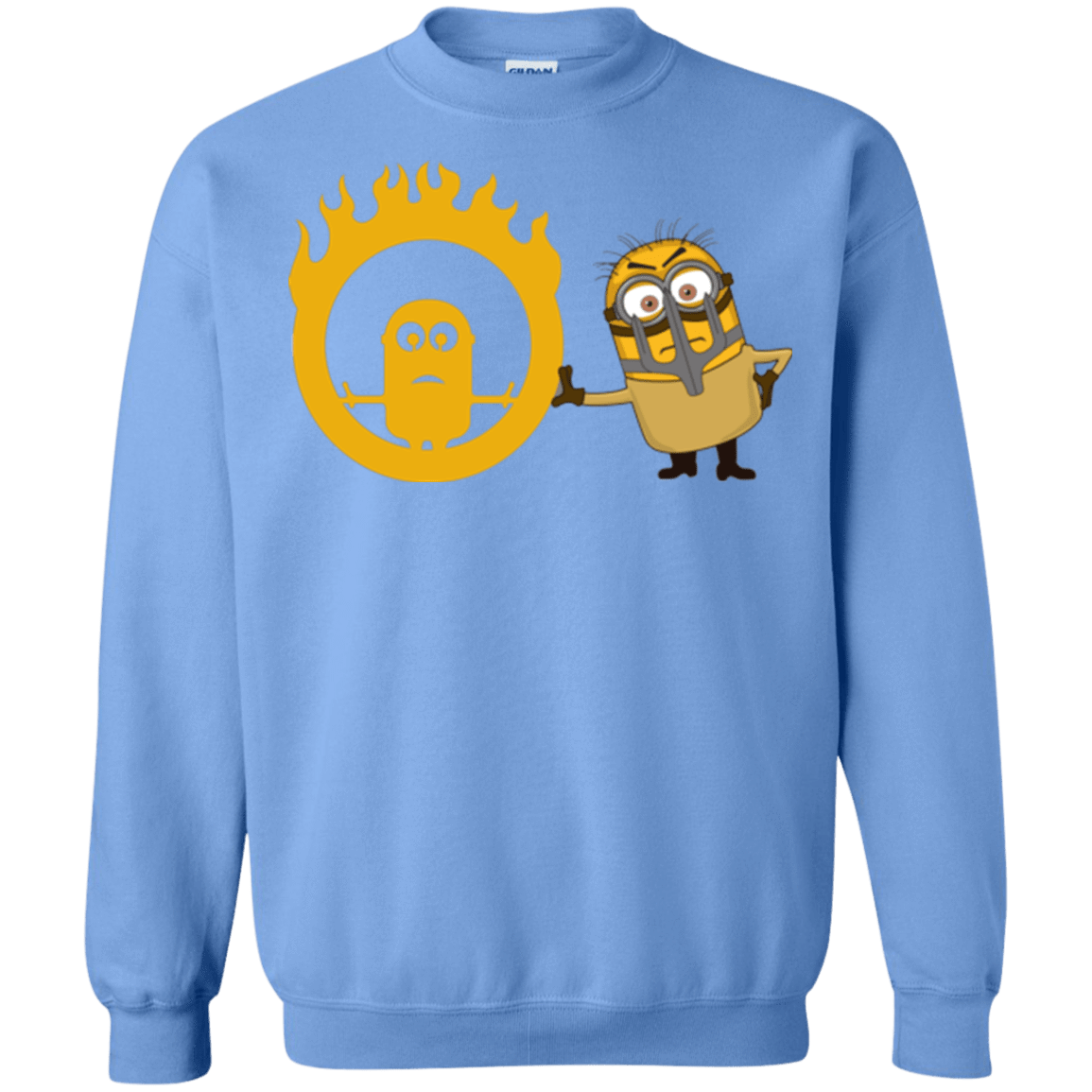 Sweatshirts Carolina Blue / Small Mad Minion Crewneck Sweatshirt
