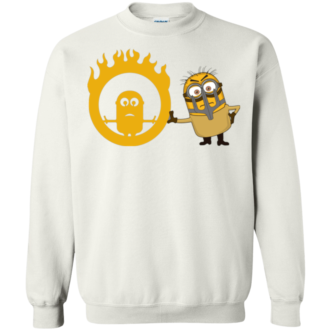 Sweatshirts White / Small Mad Minion Crewneck Sweatshirt