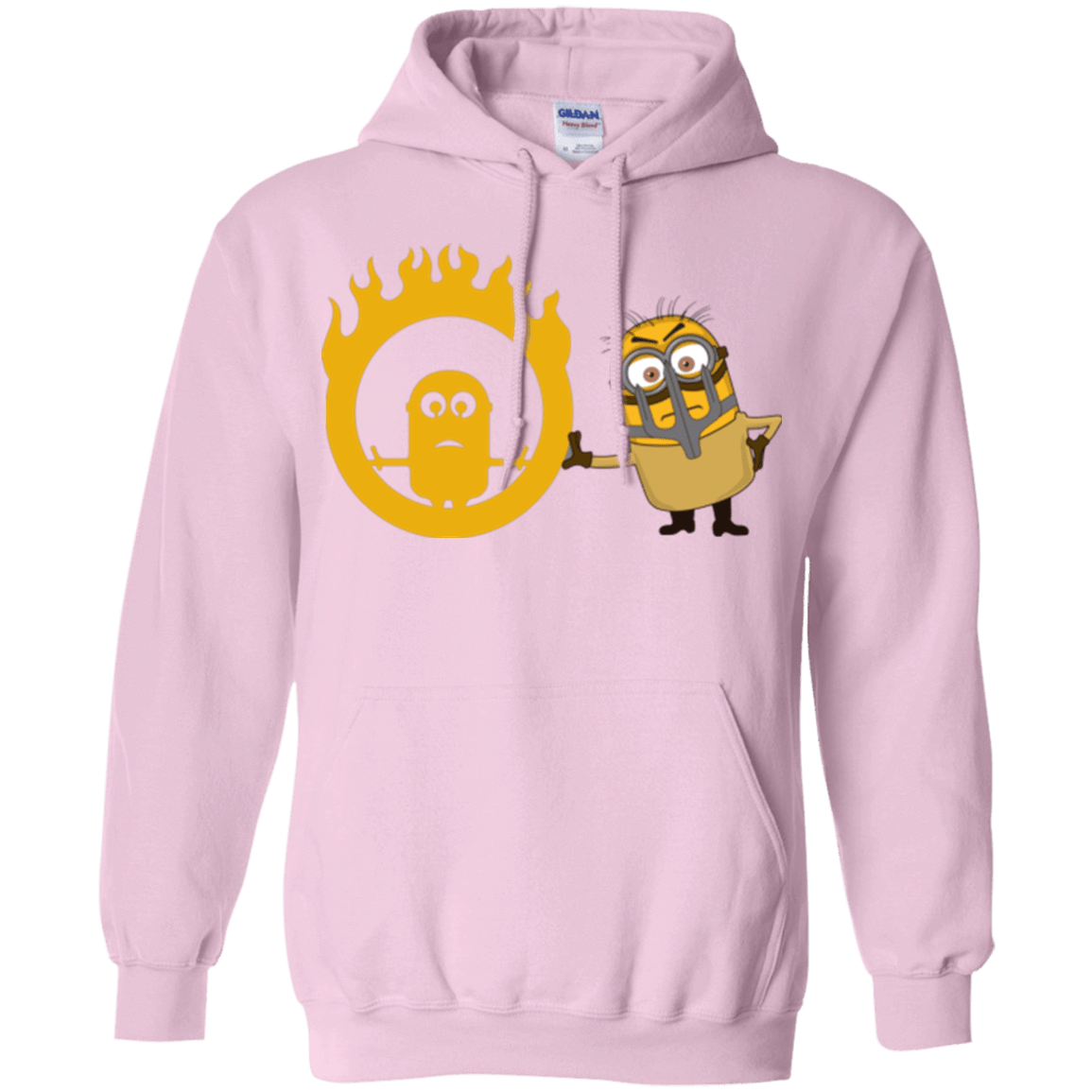Sweatshirts Light Pink / Small Mad Minion Pullover Hoodie