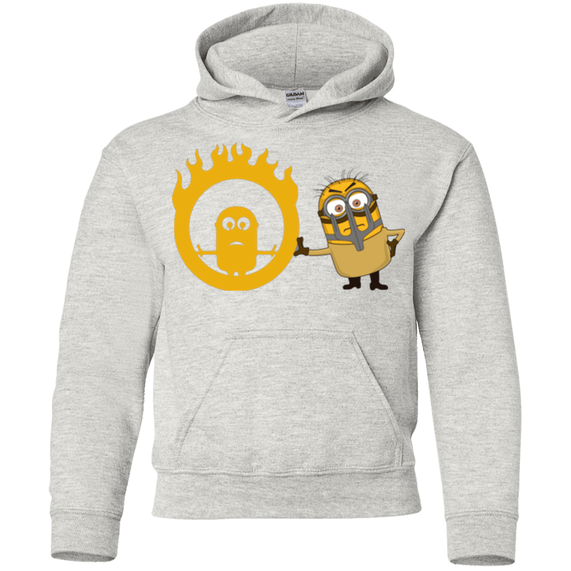 Sweatshirts Ash / YS Mad Minion Youth Hoodie