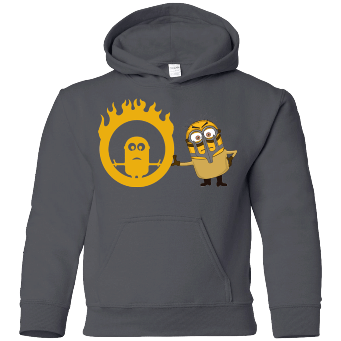 Sweatshirts Charcoal / YS Mad Minion Youth Hoodie