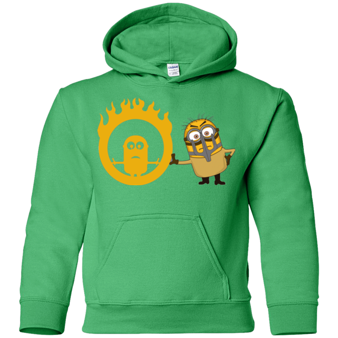 Sweatshirts Irish Green / YS Mad Minion Youth Hoodie